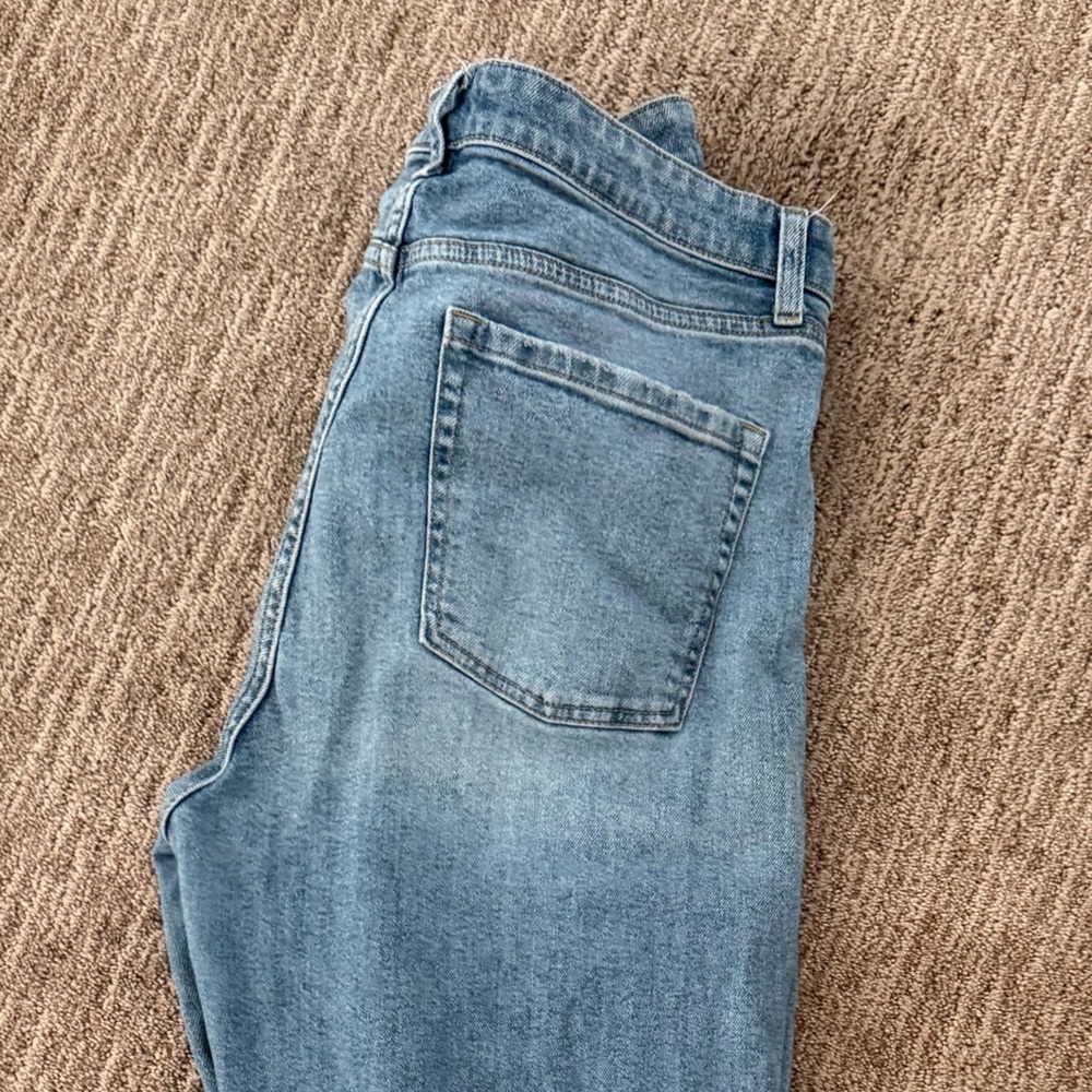 wild fable Distressed Straight Leg Jeans in Light Blue - Picture 2 of 3